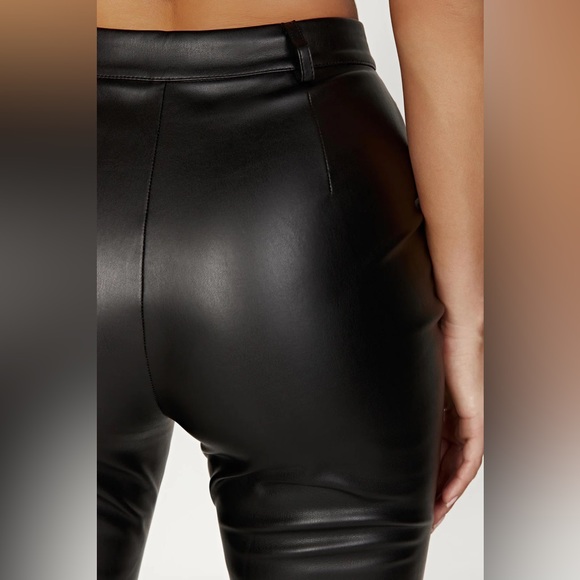 MESHKI- TYRA Straight Leg Faux Leather Pants - Picture 7 of 14